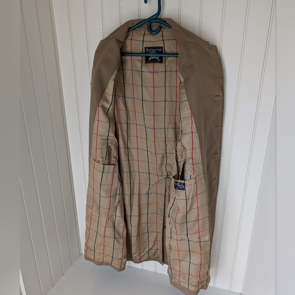 STUNNING Vintage 90s BURBERRY Luxury Designer Trench Long Men Coat - Picture 2 of 15
